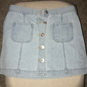Light Denim Skirt — 26 inch waist